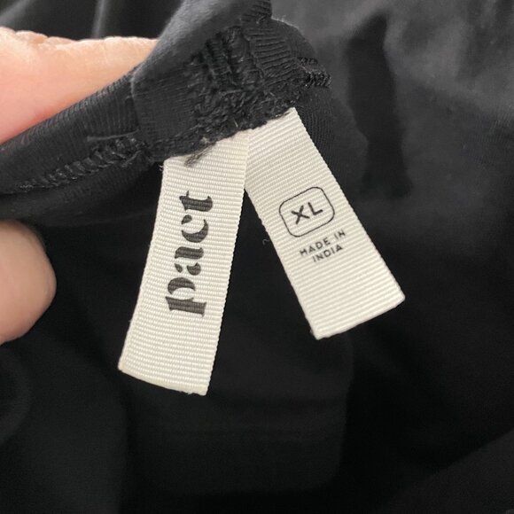 Pact Fit & Flare Black Maxi Dress XL - Picture 4 of 6